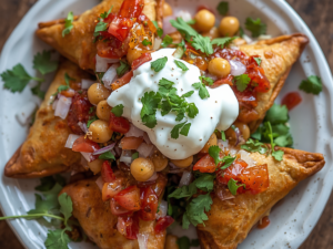 Samosa chat